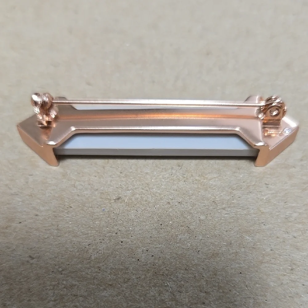 KEEP Collective Rose Gold and White Brooch